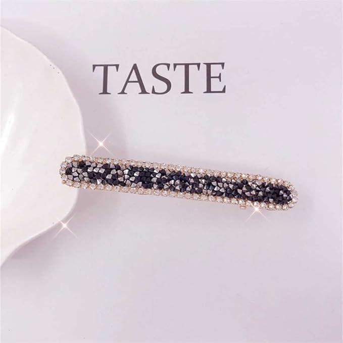 WHITEBRIDGE 4pcs Crystal Alligator Clips For Women Girls