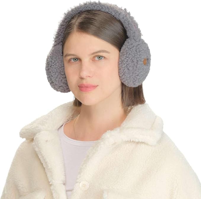 C.C Soft Winter Warm Adjustable Headband Ear Warmer Earmuffs