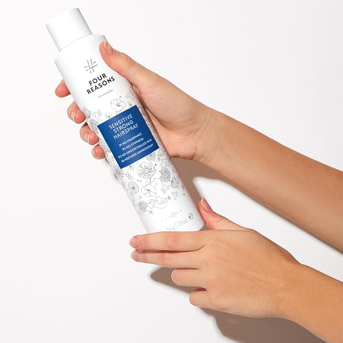 No nothing Very Sensitive Strong Hairspray - Fragrance Free Strong Styling and Finishing Spray, Hypoallergenic, Unscented Hair Spray 7.5 Ounce
