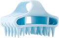 Gentle Scalp Massager,Silicone Scalp Scrubber for Any Hair Type,Soft Scalp Brush for Wet & Dry Use,Head Massage Stress Relax Easy to Hold Hair,Scalp Massager Tool(Blue)