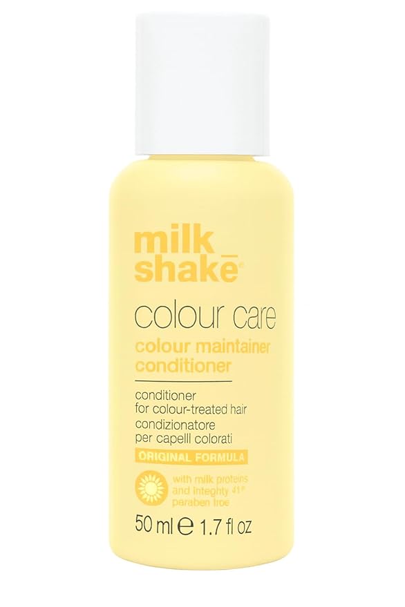 milk_shake color maintainer shampoo | for color-treated hair | sulfate-free formula with milk proteins and sunflower seed extract to help preserve color | 1.7 fl oz
