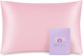 OLESILK 100% Mulberry Silk Toddler Pillowcase for Hair and Skin, Both Sides 19 Momme Pure Natural Silk Travel Pillow Cases with Hidden Zipper, 13"x 18", Pink