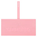 VODANA Multipurpose Silicone Pad - Heat-Resistant Rest & Travel Pouch for Hair Styling Irons, Includes Cord Organizer, 10x5 Inch (Pink)