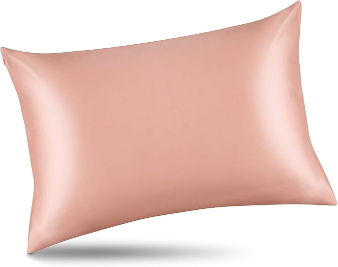 ALASKA BEAR Natural Silk Pillowcase, King (1pc, Dusty Pink)