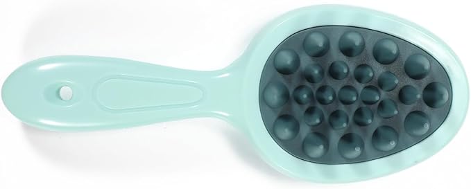 Double Sided Scalp Massager Hair Growth, Shampoo Brush Head Scalp Massager for Hair Growth Scalp Scrubber with Soft Silicone Bristles (Double Green)
