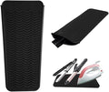 Heat Resistant Silicone Mat Pouch,Hair Styling Tools for Curling Irons, Flat Irons, Hair Straightener, 11.5 * 6 Inches, Food Grade Silicone, Black