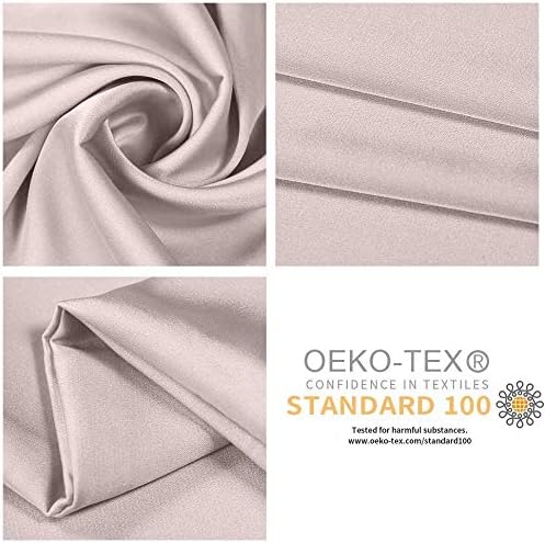 100% Mulberry Silk Pillowcases Set of 2 for Hair and Skin and Super Soft and Breathable King Size Nature Silk Pillowcases (King, Apricot Gray)