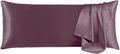 THXSILK 100% Mulberry Silk Pillowcase for Hair and Skin, Body Size 20"x54" Silk Pillow Case, Ultra-Soft Smooth Cooling Premium Grade 6A+ Silk Pillow Cover with Zipper(Purple, 1pc)