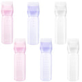 6PCS 6oz/180ml Root Comb Applicator Bottle,Hair Oil Applicator with Comb,Plastic Hair Dye Bottle Applicator Brush with Graduated Scale