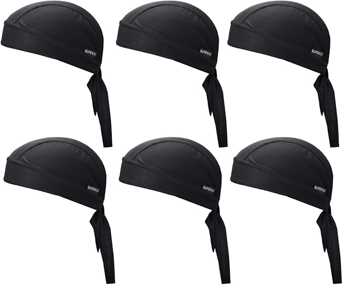 Doo Rags Beanie Hats Skull Caps Dew Rag Bandana Helmet Liner Motorcycle Cycling Cap Do Rag Headwrap for Men and Women
