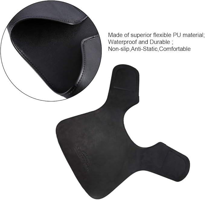 BARBER PRO Salon Cutting Collar, Waterproof Hair Cutting Cape Neck Fitting Accessories, with Adjustable Closure, Non-Slip Neck Wrap for Hairdressing, Hair Dye or Hair Cut -Black