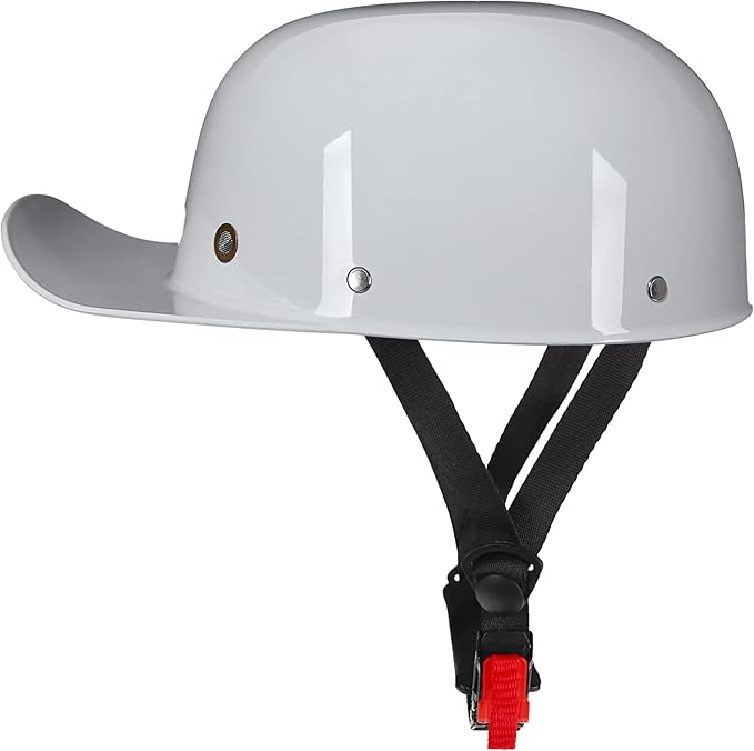 Baseball Style Cap Retro Motorcycle Helmet Unisex-Adult - DOT Approved