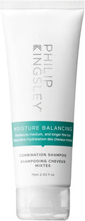 Philip Kingsley | Moisture Balancing Combination Shampoo | Hydrating for Dry and/or Oily Hair | Anti-Frizz, Antioxidant Shampoo That Hydrates and Adds Shine | 2.53oz