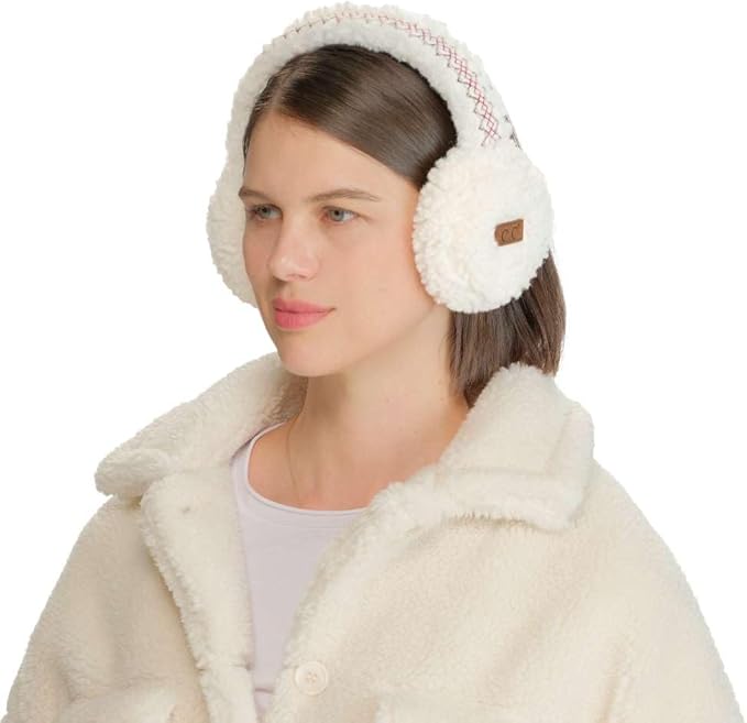 C.C Soft Winter Warm Adjustable Headband Ear Warmer Earmuffs