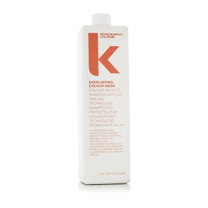 KEVIN.MURPHY EVERLASTING.COLOUR WASH - Hair Colour Shampoo - Colour Protect Hair Care - pH Balanced Shampoo - Sulphate Free -1000 mL / 8.4 fl oz