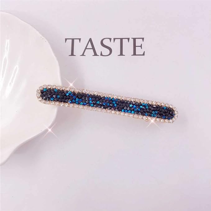 WHITEBRIDGE 4pcs Crystal Alligator Clips For Women Girls