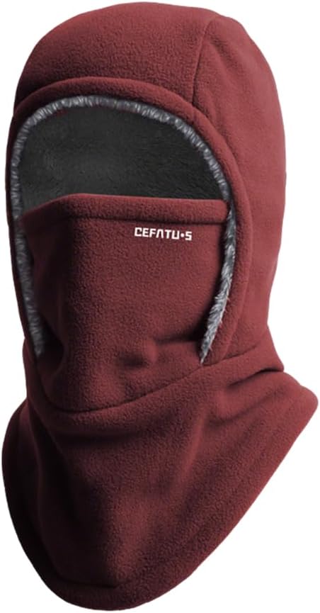 Unisex Windproof and Warm Balaclava, Winter Warm Neck Mask Ear Covering Balaclava Hat for Skiing,Motorcycle