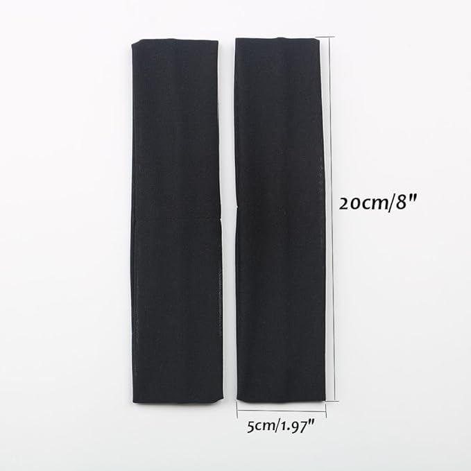 Yoga Sports Headbands,Pack of 24,Soft Elastic Stretchy Athletic Headband Workout Gym Sports Fitness Hair bands
