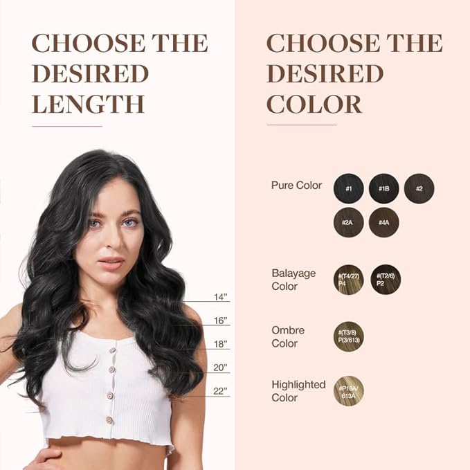 GOO GOO Clip in Hair Extensions Real Human Hair, Remy Human Hair Extensions Clip ins for Women, Natural Human Hair, 22inch 110g 7Pcs, 1 Jet black