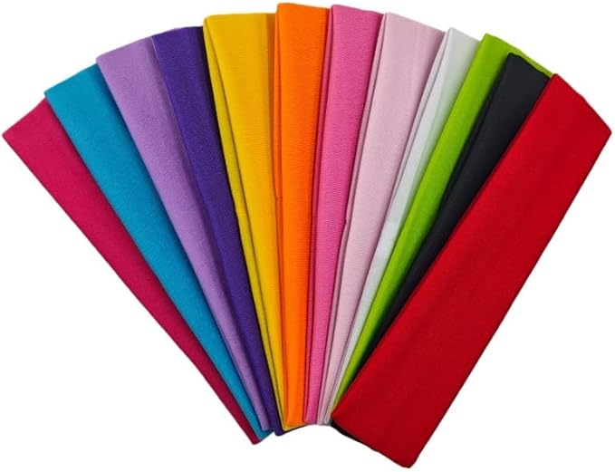 Sports Headbands - Yoga Headbands Hairbands Exercise Bands Soft and Stretchy Elastic