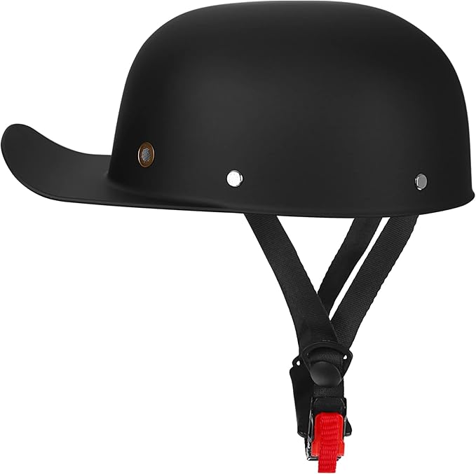 Baseball Style Cap Retro Motorcycle Helmet Unisex-Adult - DOT Approved