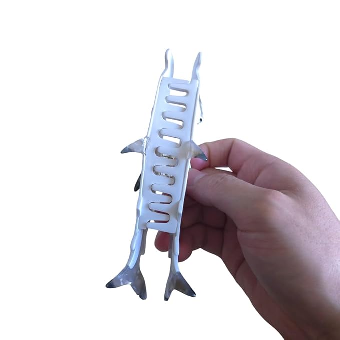 Novelty Hammerhead Shark Hair Clip,Acetate Hair Claw,Big Hair Clips for Women