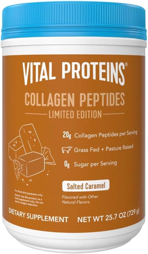 Vital Proteins Collagen Peptides Powder, Salted Caramel, 25.7 0z