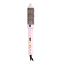 K&K 1.7 Inch Cool-AIR TECH Hair Styling Tool Bounce Brush, Heated Thermal Round Brush with Negative Ion Technology, Multiple Heat Settings for Blowout Look with Hair Care (Pink, 1.5 Inch)