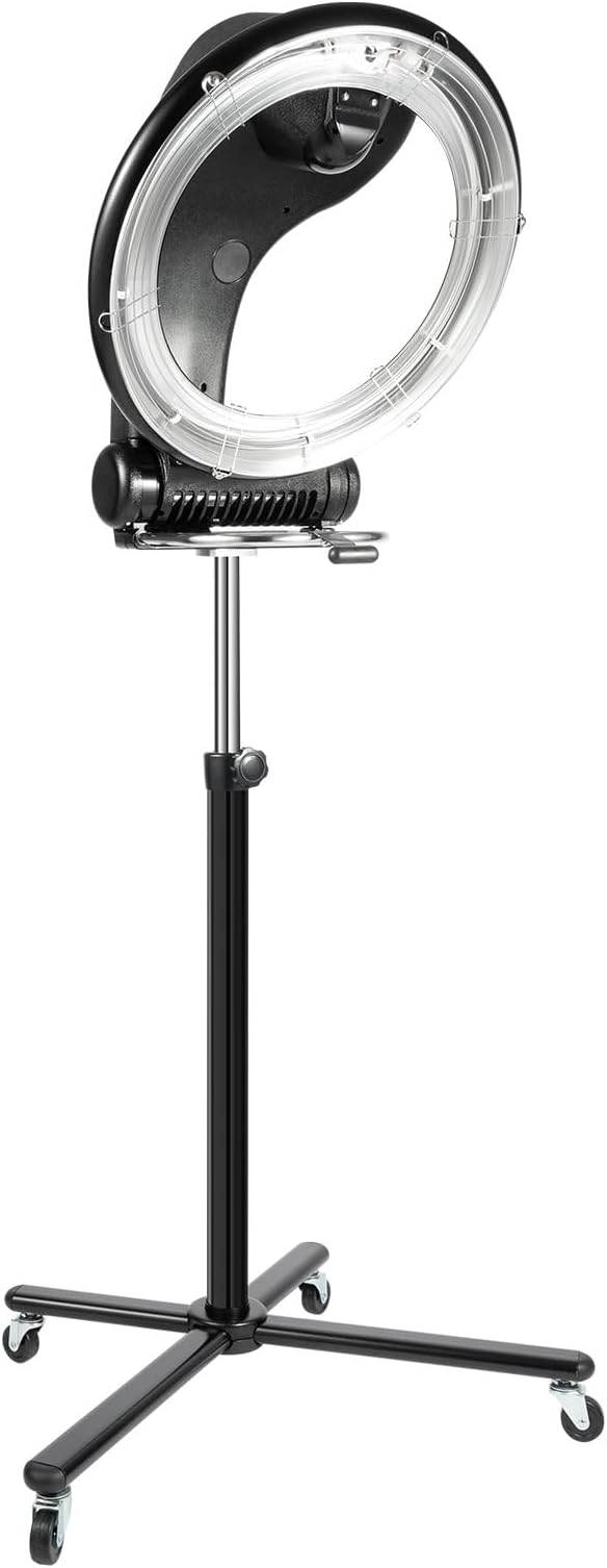 100W Professional Standing Hair Dryer,3 in 1 Salon Spa Orbiting Infrared Heating Hair Dryer Color Processor Hair Care for Home & Hair Salons, Adjustable Height 4.5-5.9ft, 110V (1000W)