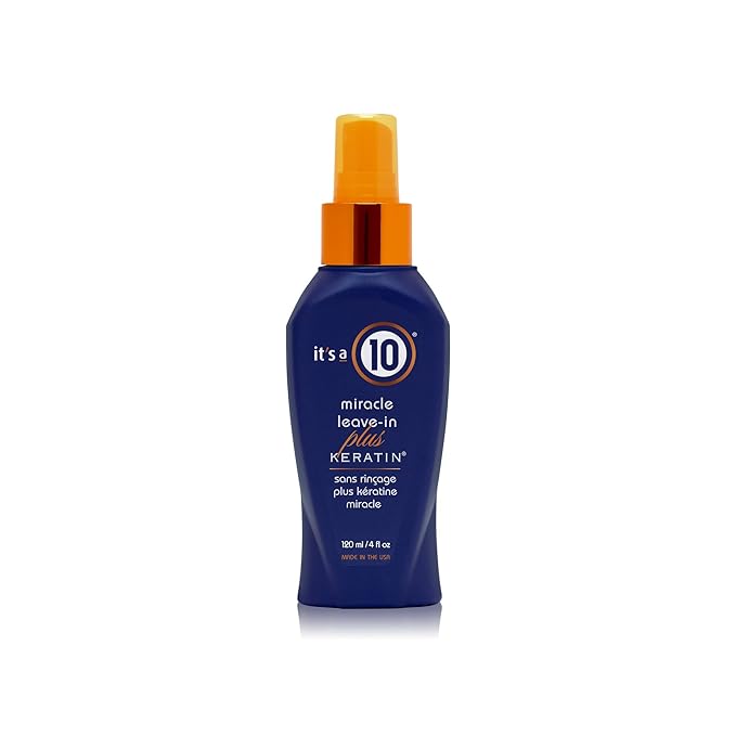 It's a 10 Haircare Miracle Leave-In Plus Keratin, 4 Fl. Oz (Pack of 1)