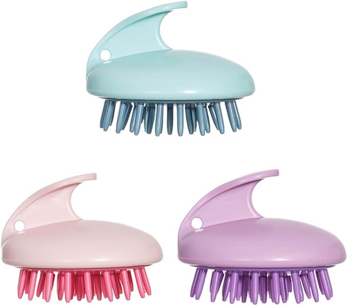 Hair Washing Brush, Scalp Cleaning Anti Itch Brush Pink
