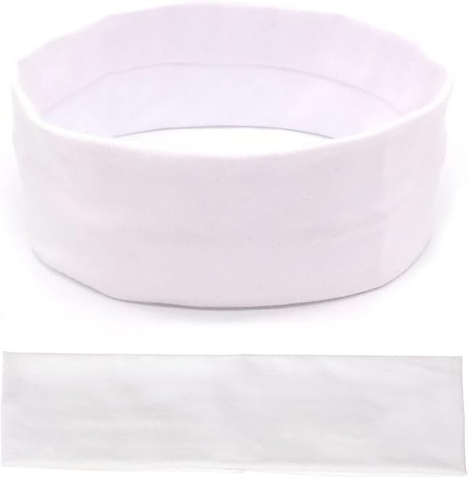 Yoga Headbands for Women, Non Slip Elastic Sweat Hairbands, Solid Color Head Accessories Headscarves Hair Hoop, Sweat-Absorbing Hairbands for Sports, Fitness, Running