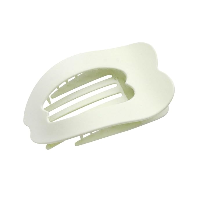 Flat Hair Clips for Women - 4 Pack Matte Lay Flat Claw Clips, Non-Slip Strong Hold Duckbill Clips for Thick/Thin Hair, Neutral Color Hair Accessories for Daily Styling