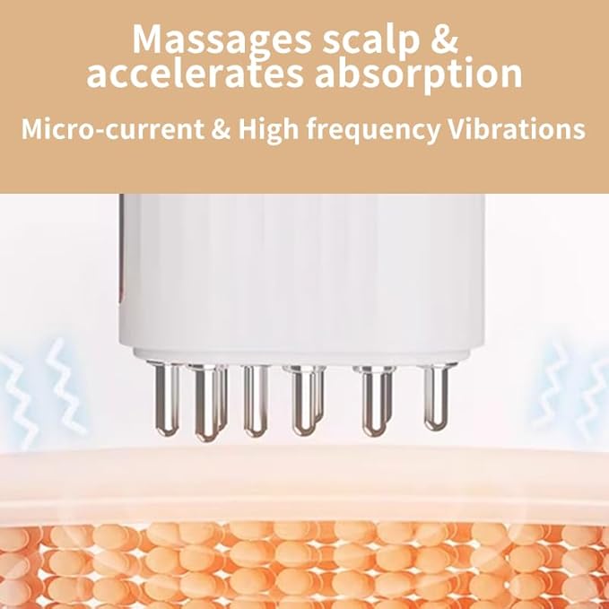 2 in 1 Electric Scalp Massager and Hair Oil Applicator