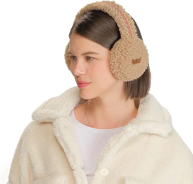C.C Soft Winter Warm Adjustable Headband Ear Warmer Earmuffs