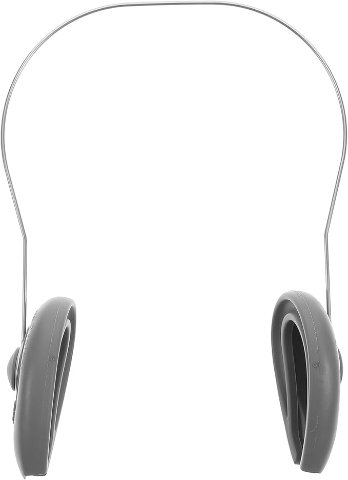 FRCOLOR Silicone Ear Sleeves for Hair Dyeing with Steel Ring Anti-Slip Design Soft Ear Covers for Salon Shower and Heat Protection 7.87 X 5.59 Inch