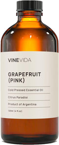 VINEVIDA Grapefruit (Pink) Essential Oil 16 oz - Undiluted Grapefruit (Pink) Oil 16 oz - Grapefruit (Pink) Candle Oil Scent - DIY Candle Scents for Candlemaking - Bulk Essential Oil for Soap Making