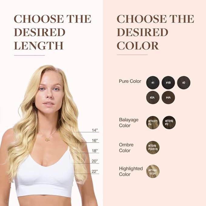 GOO GOO Clip in Hair Extensions Real Human Hair, Remy Human Hair Extensions Clip ins for Women, Natural Human Hair, 16inch 110g 7Pcs, 613R Bleach Blonde