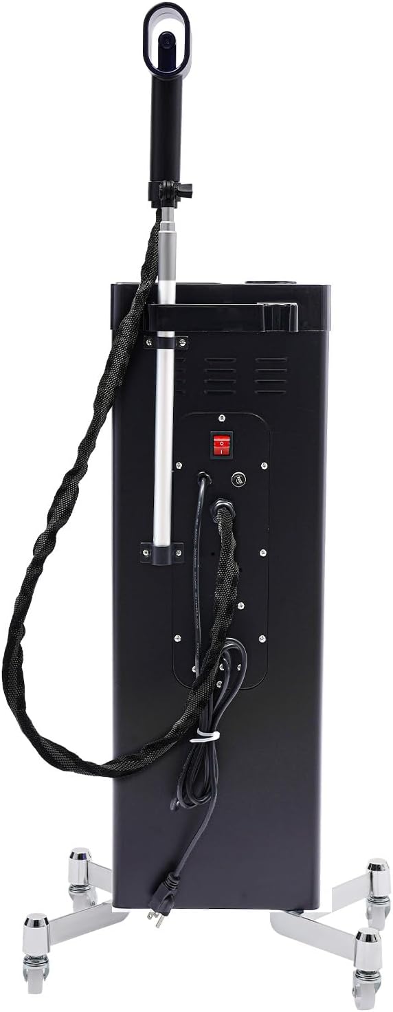 3-In-1 Nano Hair Steamer for Deep Conditioning Nanoscale Spray Negative Ions Blue Light & Intelligent Heating for Hair Scalp Care, 5 Gears, Height Adjustable, 360° Telescopic Bracket, Removable Nozzle