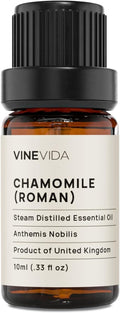 VINEVIDA Chamomile Roman Essential Oil - Pure, Undiluted Chamomile Oil for DIY Candle Scents - 10 mL