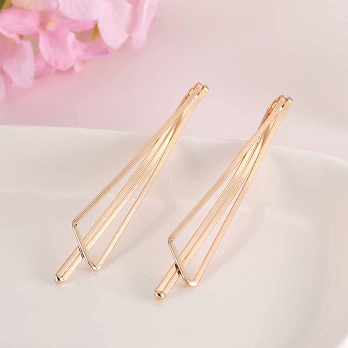 WHITEBRIDGE 16pcs Gold And Silver Bobby Pins For Women Girls
