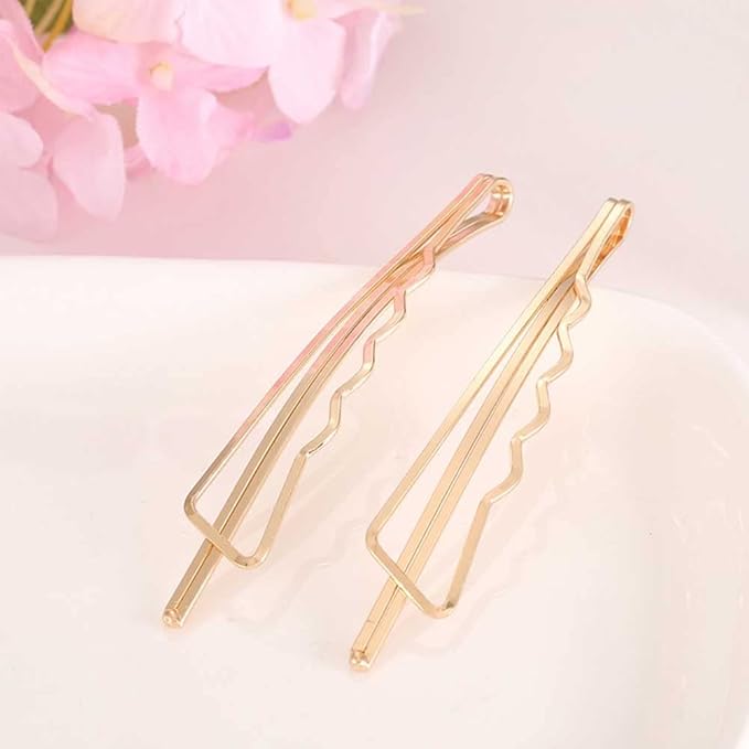 WHITEBRIDGE 16pcs Gold And Silver Bobby Pins For Women Girls