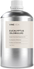 VINEVIDA Eucalyptus Essential Oil - Gallon Undiluted - Pure, Natural, and Raw Eucalyptus Oil for DIY Candle Scents, Soap Making, and More - 8 lbs