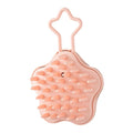 Silicone Scalp Massage Hair Washing Brush Wet and Dry Shampoo Brush Body Scrubber Bath Head Massage Brush