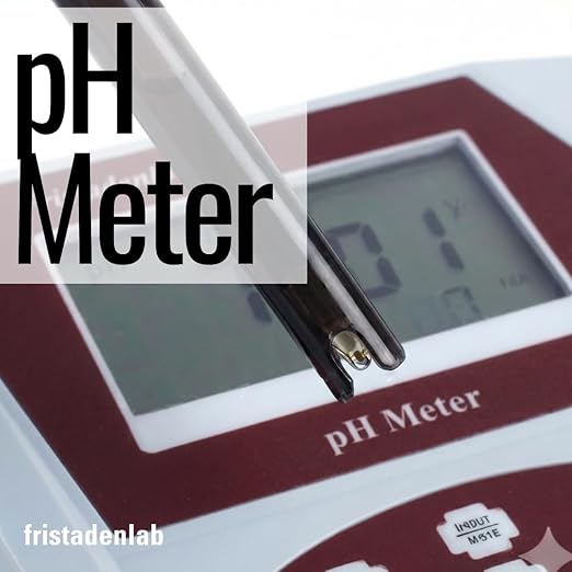 Fristaden Lab Benchtop pH Meter | USA Company | (Upgraded Glass Lab Electrode - 6501)