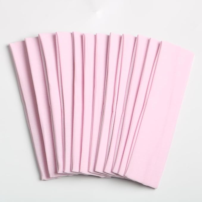Headbands for Women,12PCS,Soft Stretch Elastic Yoga Sport Headbands