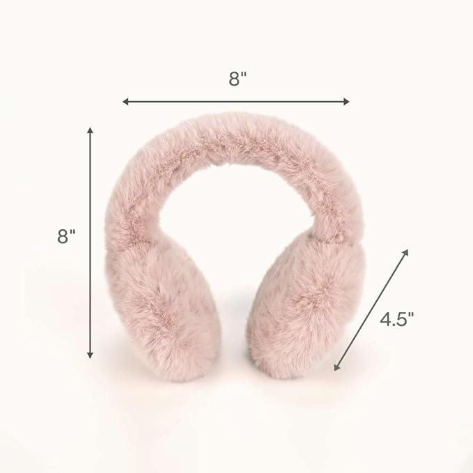 C.C Soft Winter Warm Adjustable Headband Ear Warmer Earmuffs