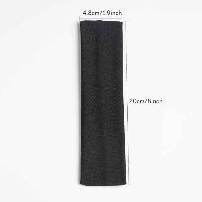 Headbands for Women,12PCS,Soft Stretch Elastic Yoga Sport Headbands