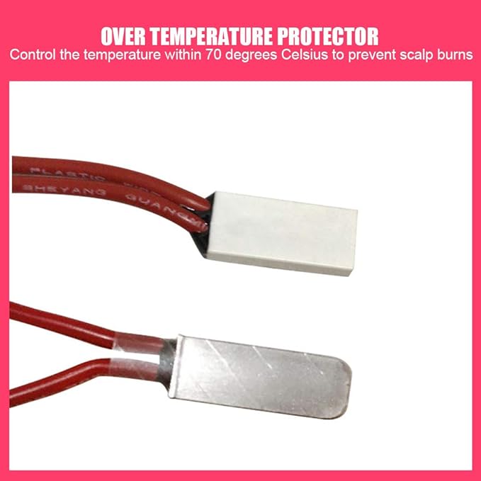 Hair Steamer Cap, Electric Heating Hat with Three Gear Adjustment Heated Hair for Hair Care Us Plug 110v