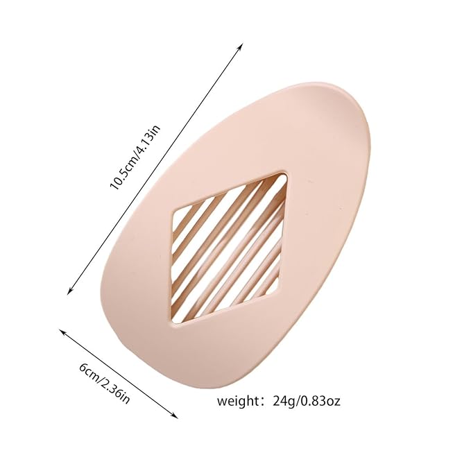 Flat Hair Claw Clips for Women,Matte Medium Hair Clips for Thick & Thin Hair- Comfortable Everyday Use for Office, Yoga, Party & Casual Styling (4PCS K)